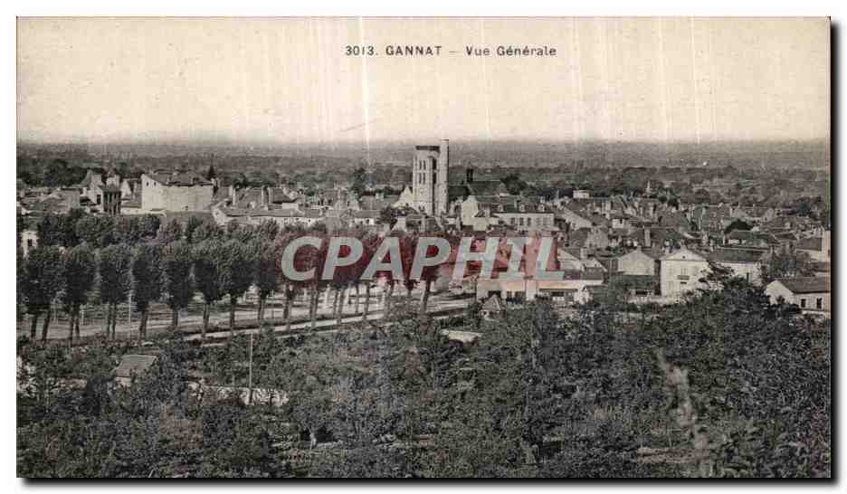 CPA Gannat Vue Generale