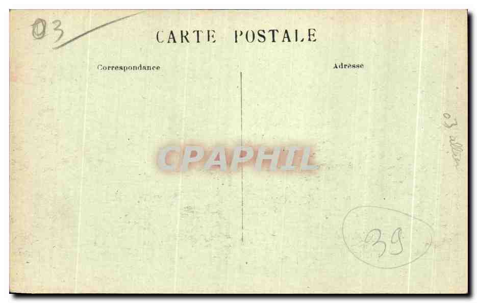CPA Gannat Vue Generale — Rückseite