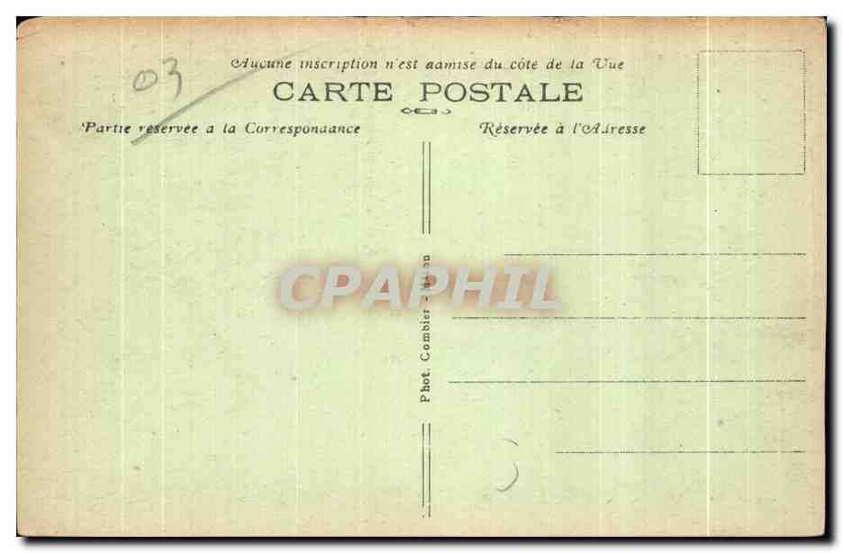 CPA Chantelle le Chateau Un coin de la Vallee de la Bouble Passerelle metallique — Reverso