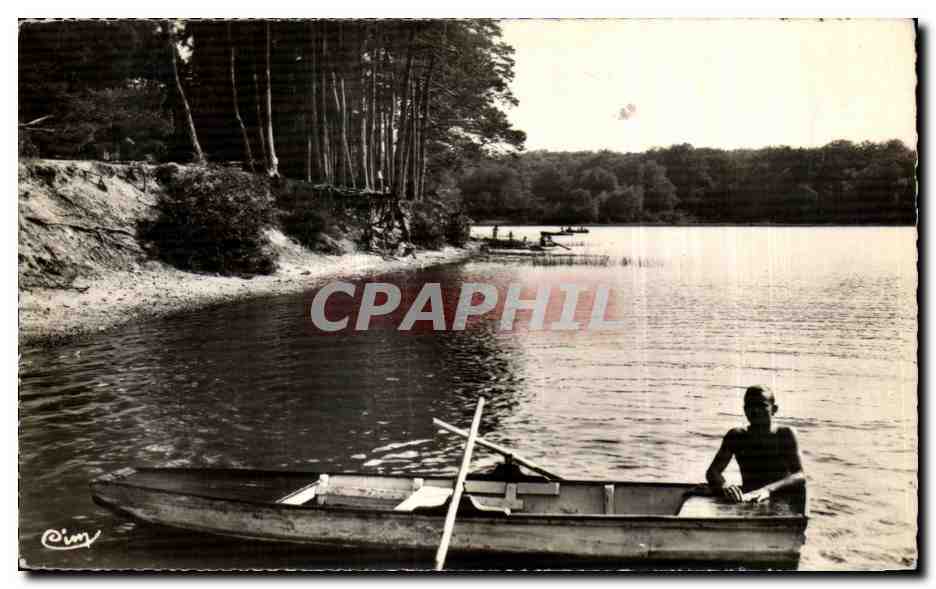 CPA St Bonnet Troncais la plage 