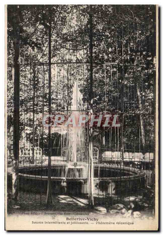 CPA Bellerive Vichy Source Intermittente et Jaillllssante 