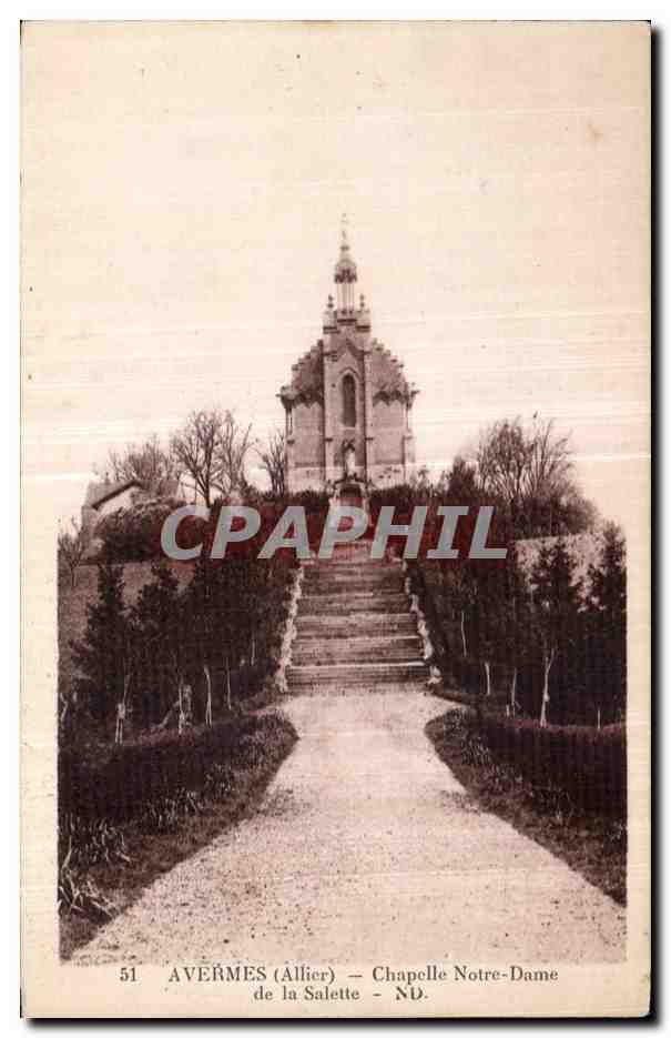 CPA Avermes Chapelle Notre Dame de la Salette