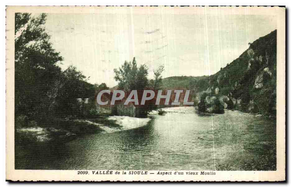 CPA Vallee de la Sioule Aspect d un vieux Moulin