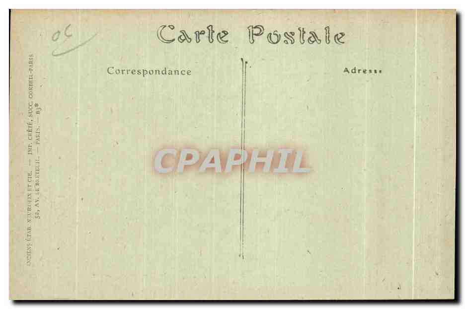 CPA Laghet (Alpes Martitimes) Le Monastere et la Route de la Turbie — Rückseite