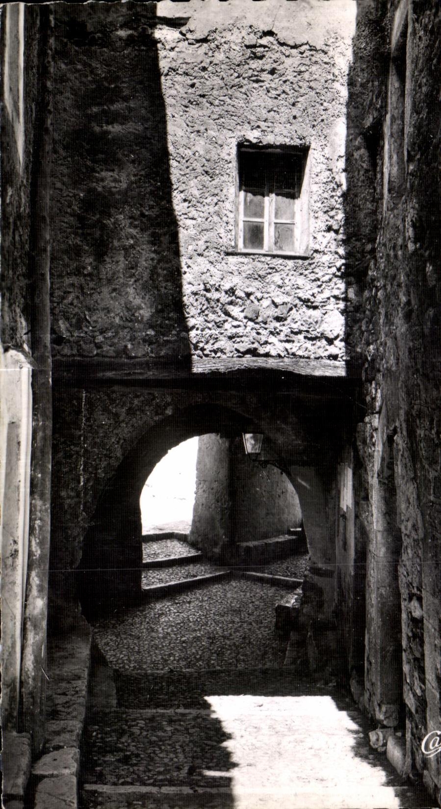 CPA Sainte Agnes Vieille rue