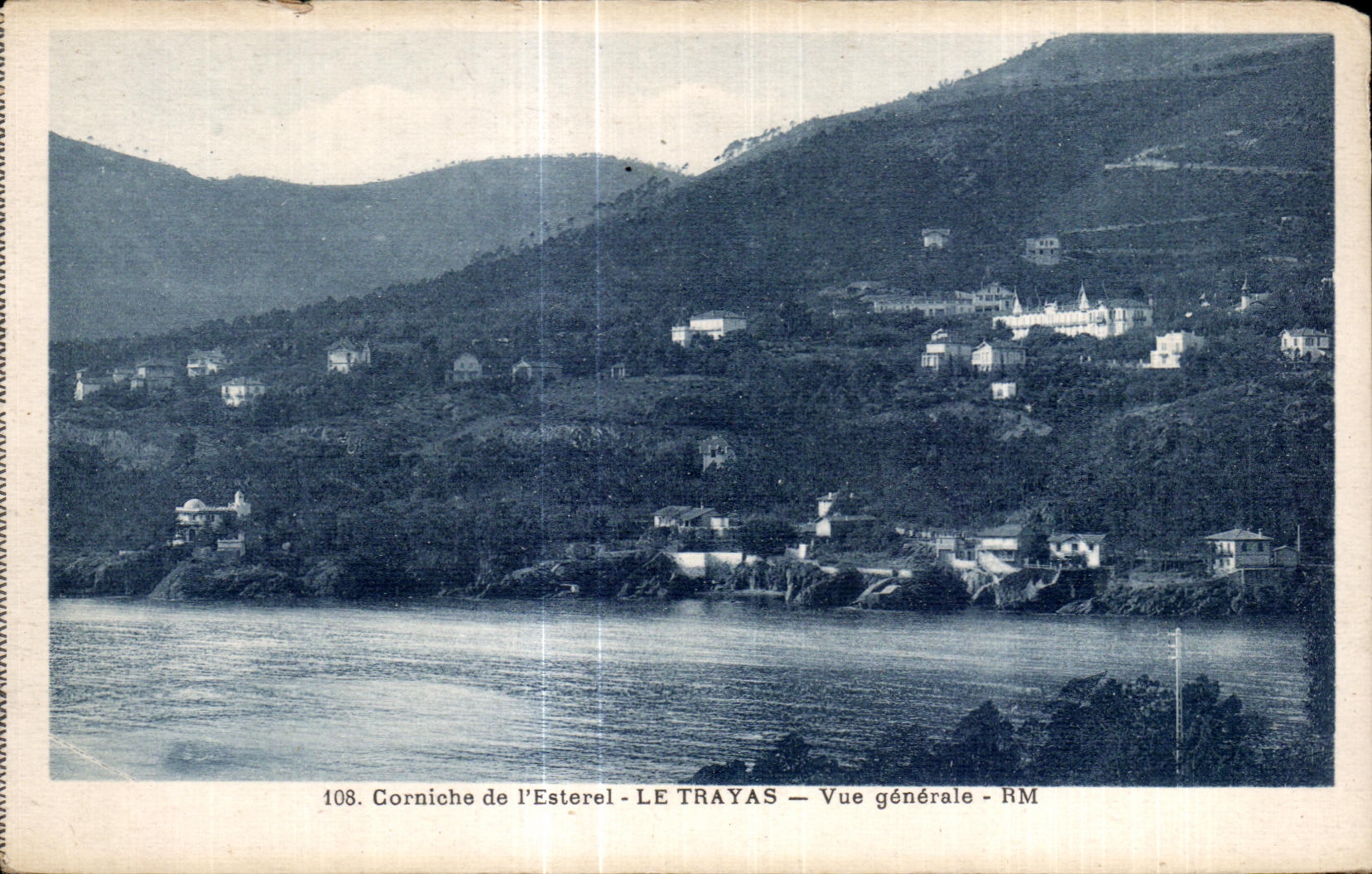 CPA Corniche de I Esterel Le Trayas Vue generale
