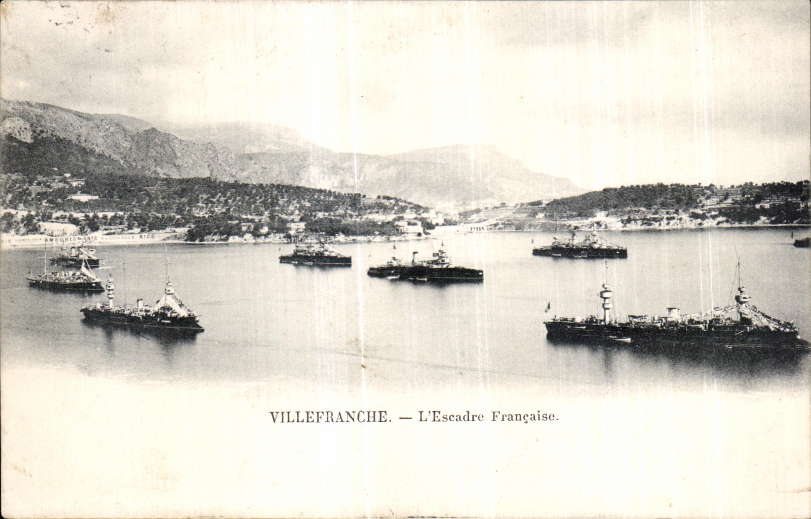 Villefranche — L'Escadre Française — W. Stocker-Michaud, N° 590