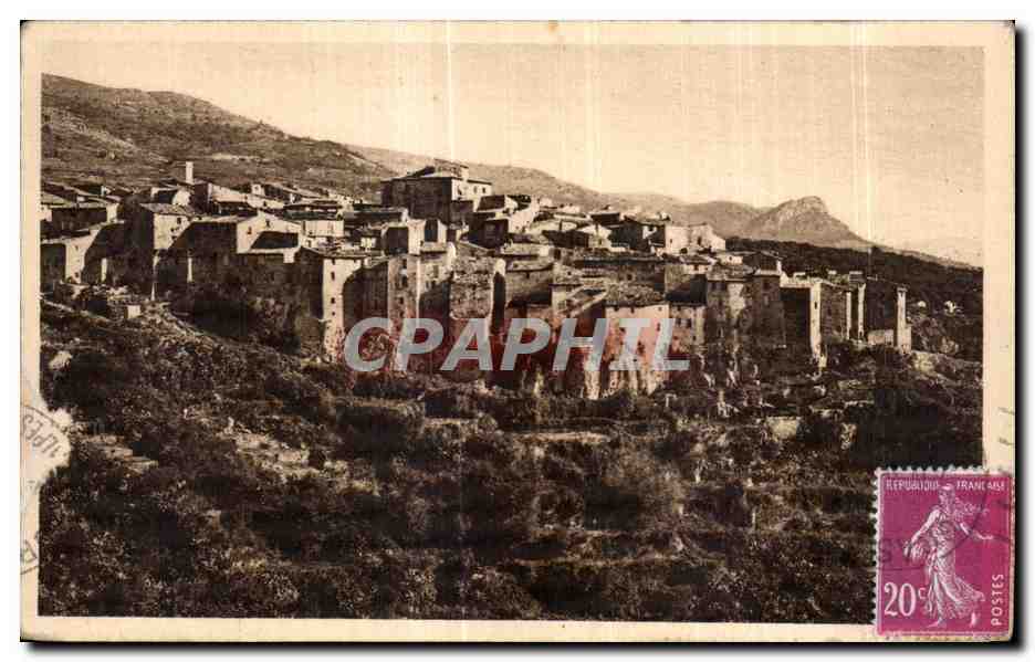CPA Cote D Azur Tourette sur Loup (Alpes Maritimes) Vue generale