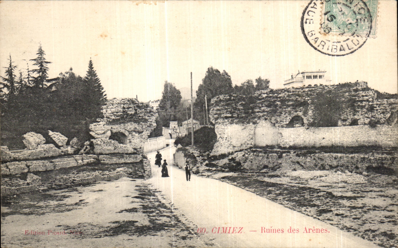 CPA Cimiez Ruines des Arenes