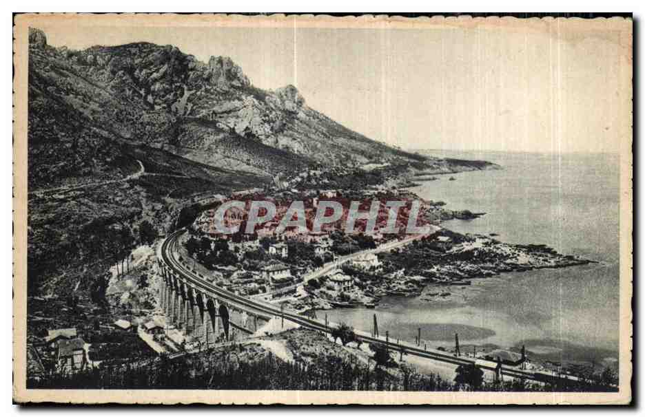 CPA La Cote D Azur Anthero La Route de la Corniche d Or
