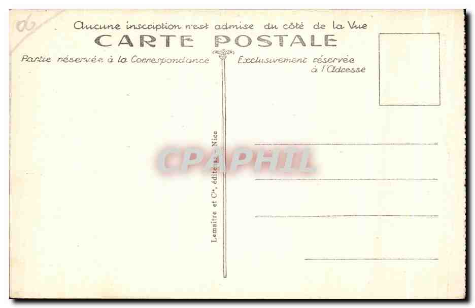 CPA Sospel Vue Generale Vers L italie Vallee de la Bevera — Rückseite