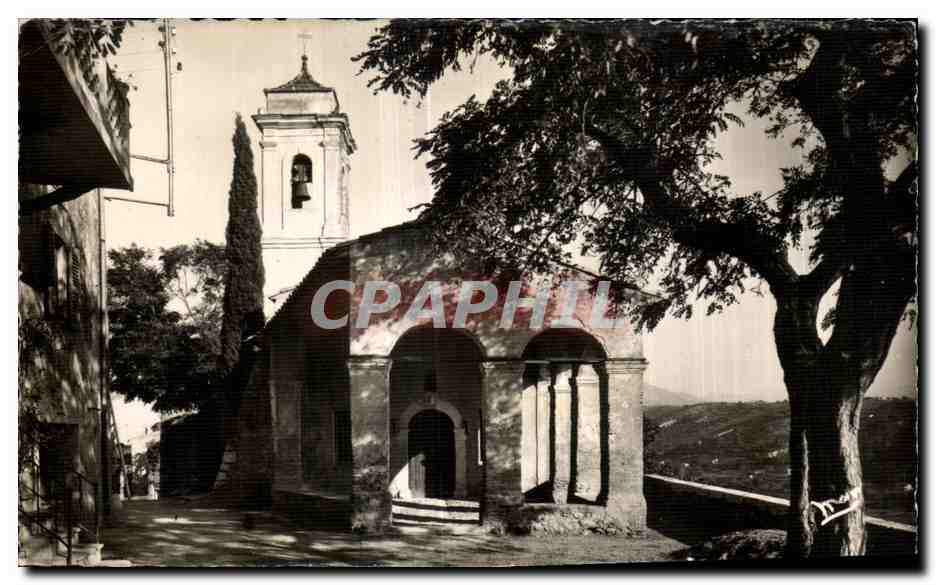 CPA Cagnes Sur Mer La Chapelle de Protection 