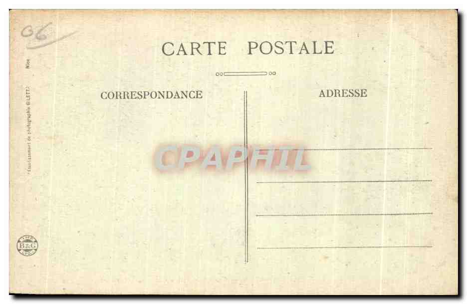 CPA ND de Laghet Galerie du Cloitre ex voto — Rückseite