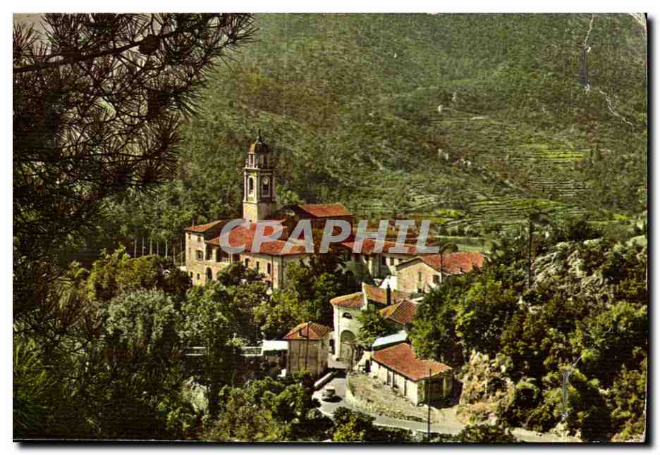 Sanctuaire Notre-Dame de LAGHET — Vue générale — Éditeur : Sanctuaire de N.-D.-de-Laghet (A.-M.)