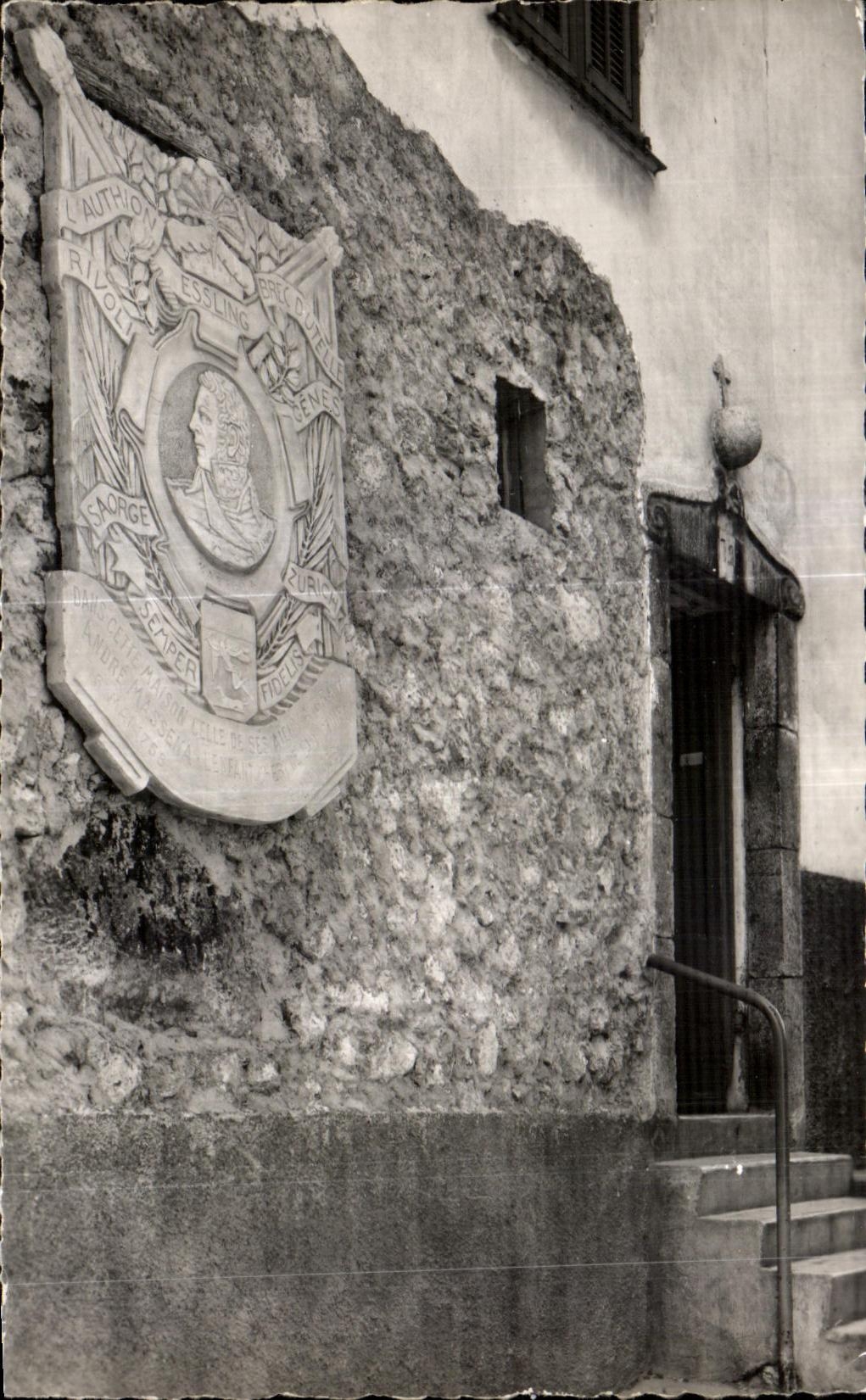 CPA Levens Maison natale du Marechal Massena I Enfant Cheri de la Victoire