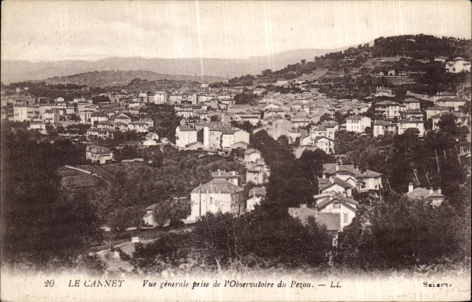 CPA Le Cannet Vue Generale prise L Observatoire du Pezou