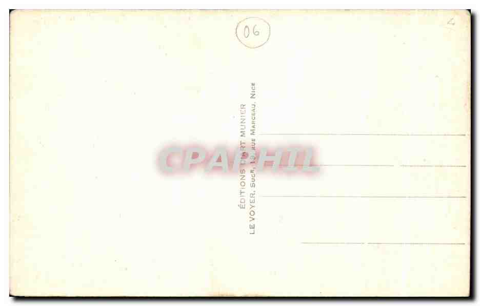 CPA Le Cannet Vallauris Institut d Actinologie — Rückseite