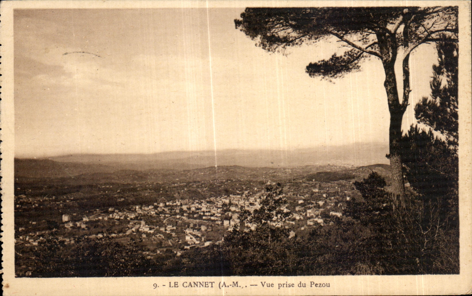 CPA Le Cannet Vue Prise du Pezou