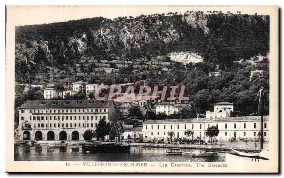 CPA Villefranche Sur Mer Les Casernes The Barracks