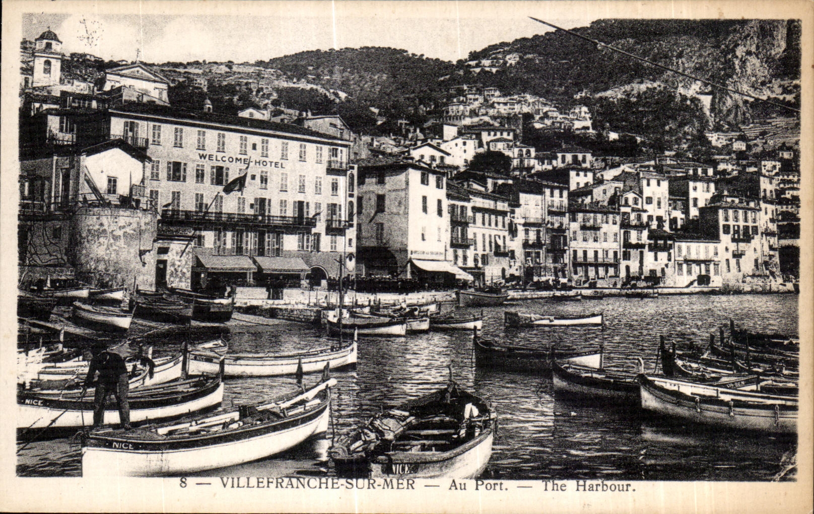 CPA Villefranche Sur Mer Au Port The Harbour Bateaux