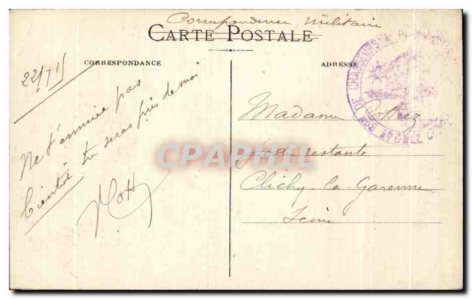 Villefranche - La Ville et la Rade — Édition Offran — Rückseite