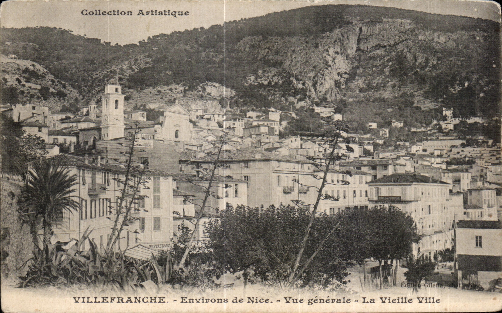 CPA Villefranche Environs de Nice Vue generale La Vieille Ville