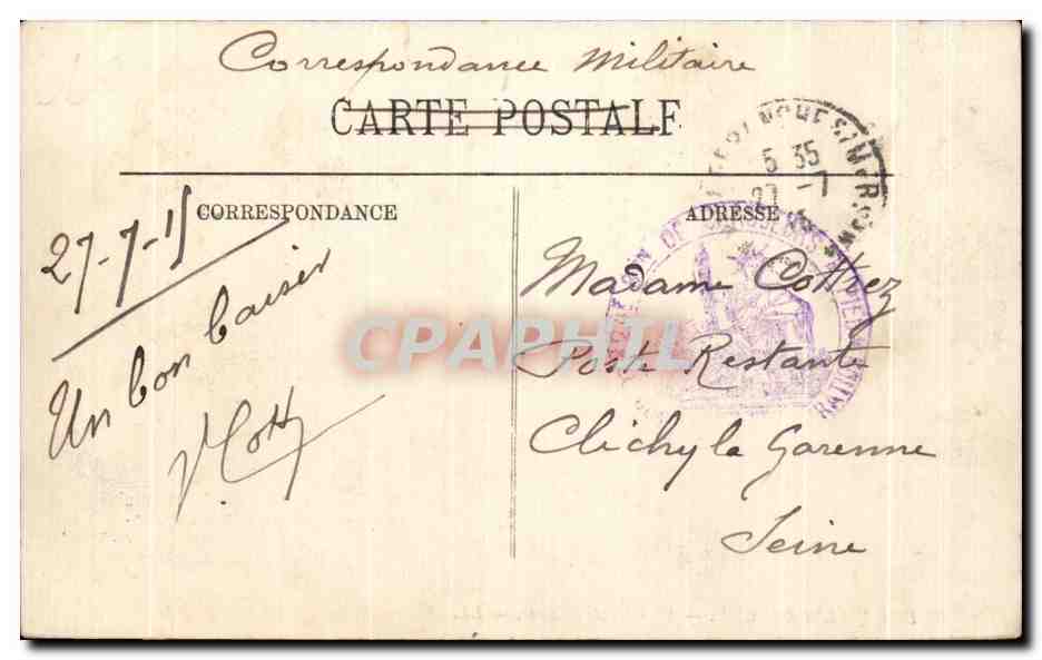 Villefranche — Un Coin de la Rade — LL. n°13 — Rückseite