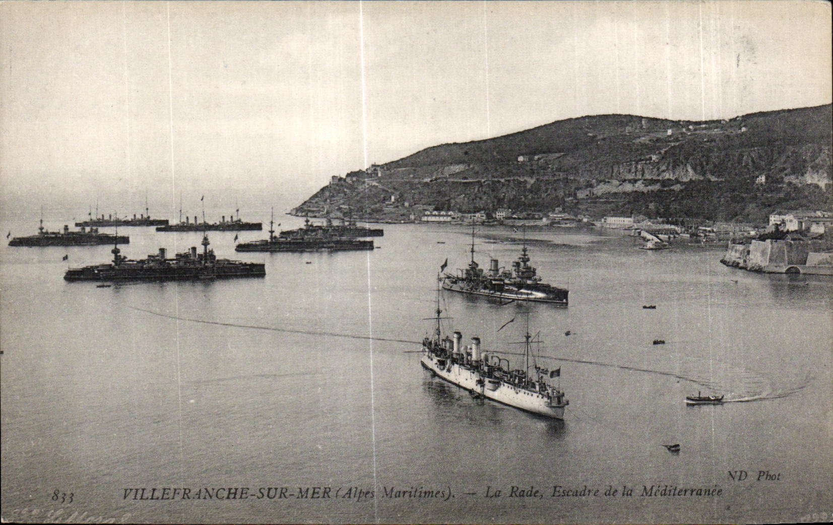 Villefranche-sur-Mer (Alpes-Maritimes) — La Rade, Escadre de la Méditerranée — ND Phot