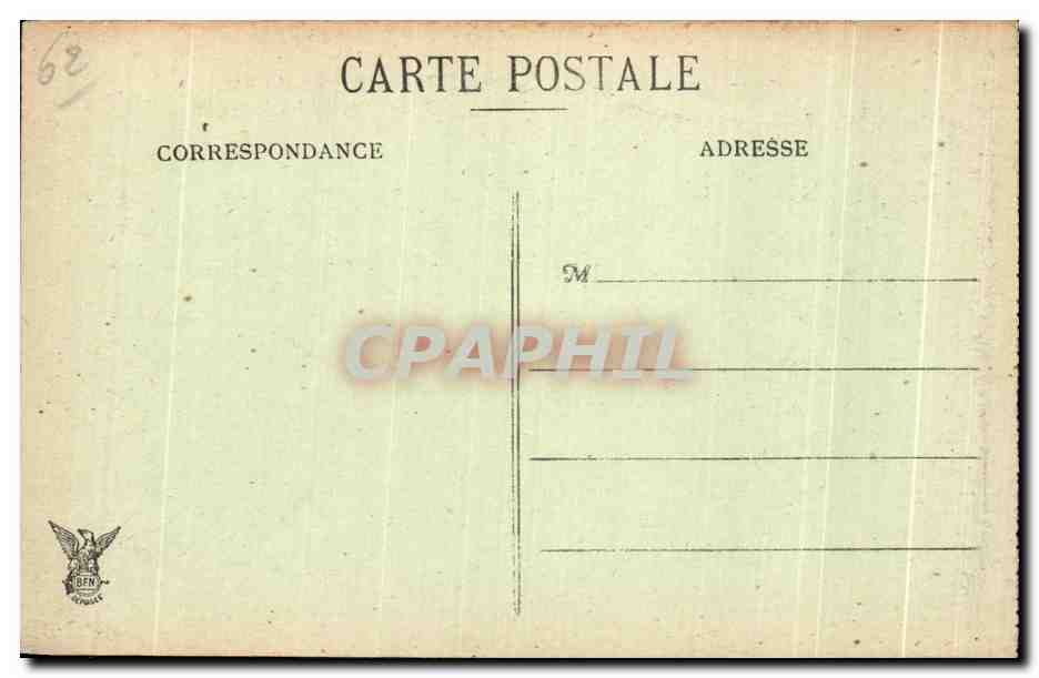 Villefranche-sur-Mer — La Rade y la Escuadra — Editor no identificado, n.º de serie 111 — Reverso