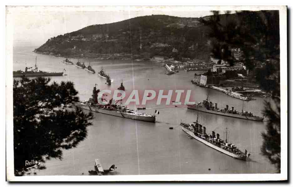 L'Escadre en Rade de Villefranche — Collection « La Côte d'Azur » — RELLA