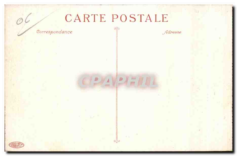 CPA Villefranche La Rade et I Escadre Bateaux — Rückseite