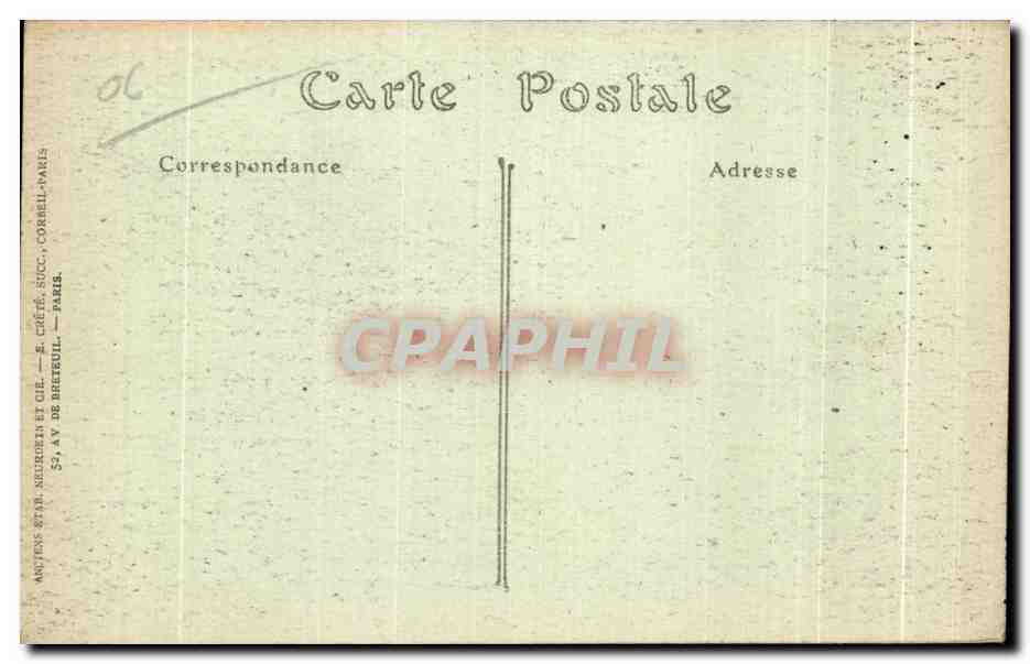 CPA Vence (Alpes Maritimes) Baou de la Gande et Saint Jeannet — Rückseite