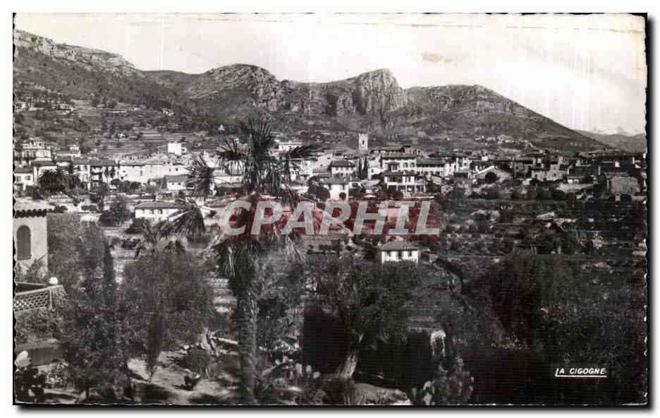 CPA Vence (Alpes Maritimes) La vieille ville et vue sur les Baous