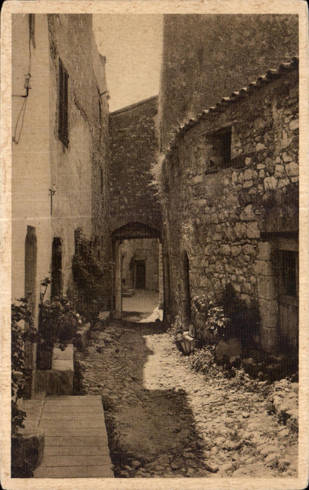 CPA Saint Paul Vieille rue La Cote D Azur