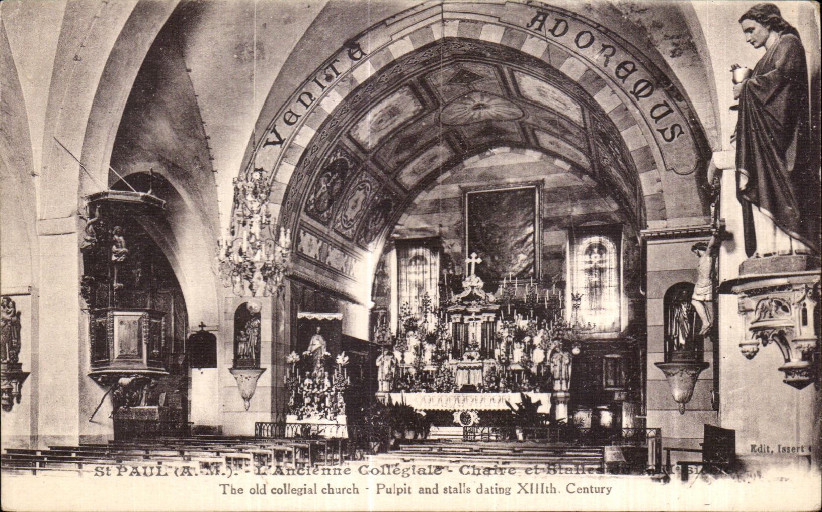 CPA Saint Paul L Ancienne Colleglae Chaire et Stailes The old Collegial