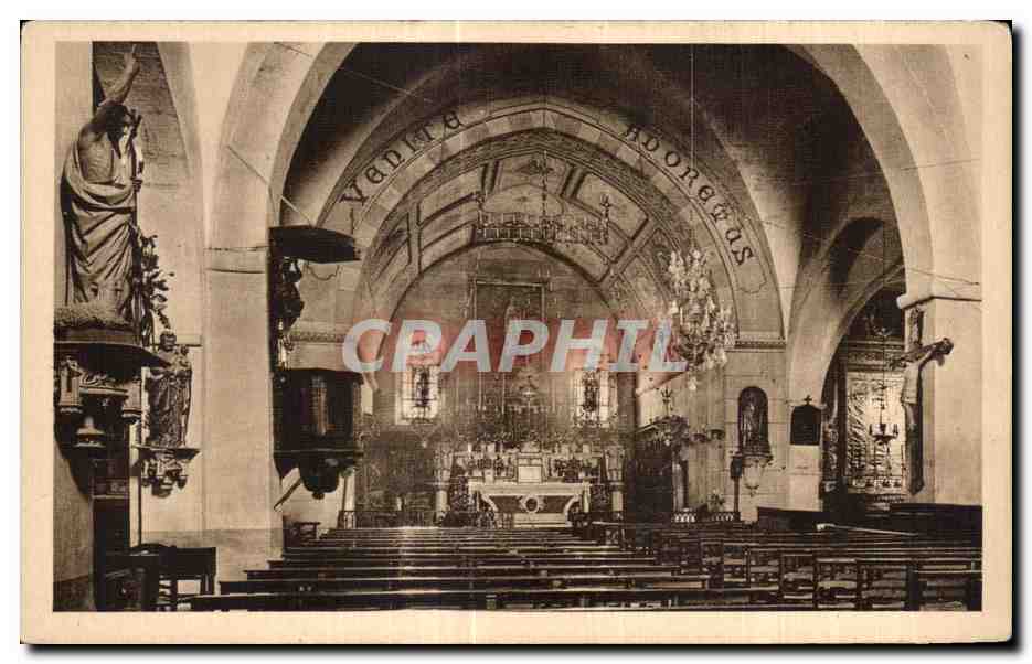 CPA Saint Paul Cote d azur Interieur de l Eglise