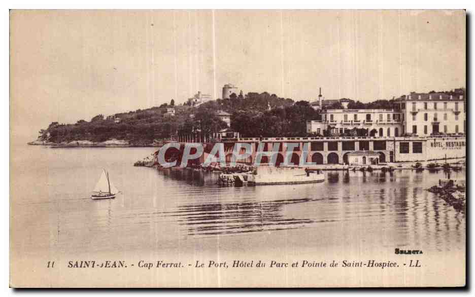 Saint-Jean - Cap Ferrat - Le Port, Hôtel du Parc et Pointe de Saint-Hospice - Selceta