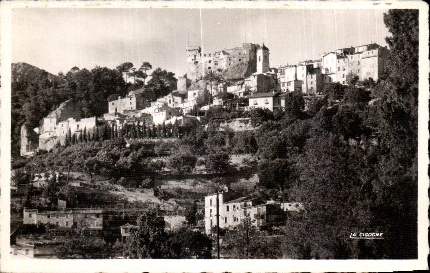 CPA Roquebune Cap Martin Le Chateau Feodal (X siecle)