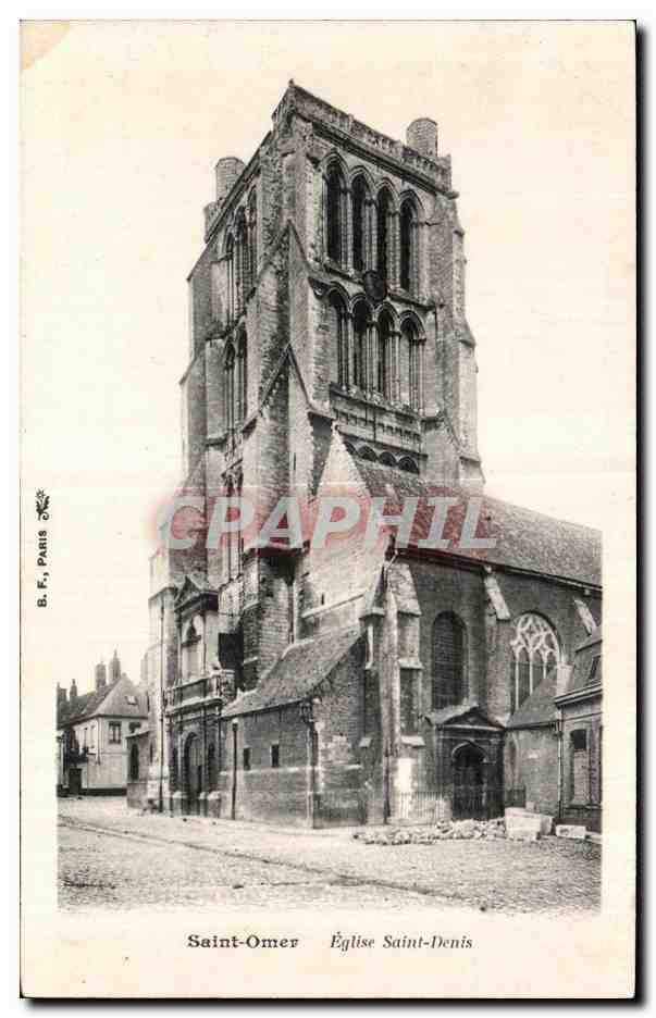 CPA Saint Omer Eglise Saint Denis