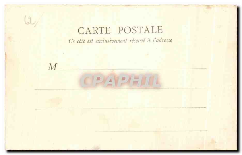 CPA Calais Gare Centrale prise du cote de Saint Pierre — Rückseite