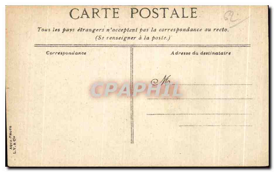 Boulogne-sur-Mer - Quai Sainte-Beuve — editore Aqua-Photo L.Y. & Co, n° 22 — Verso