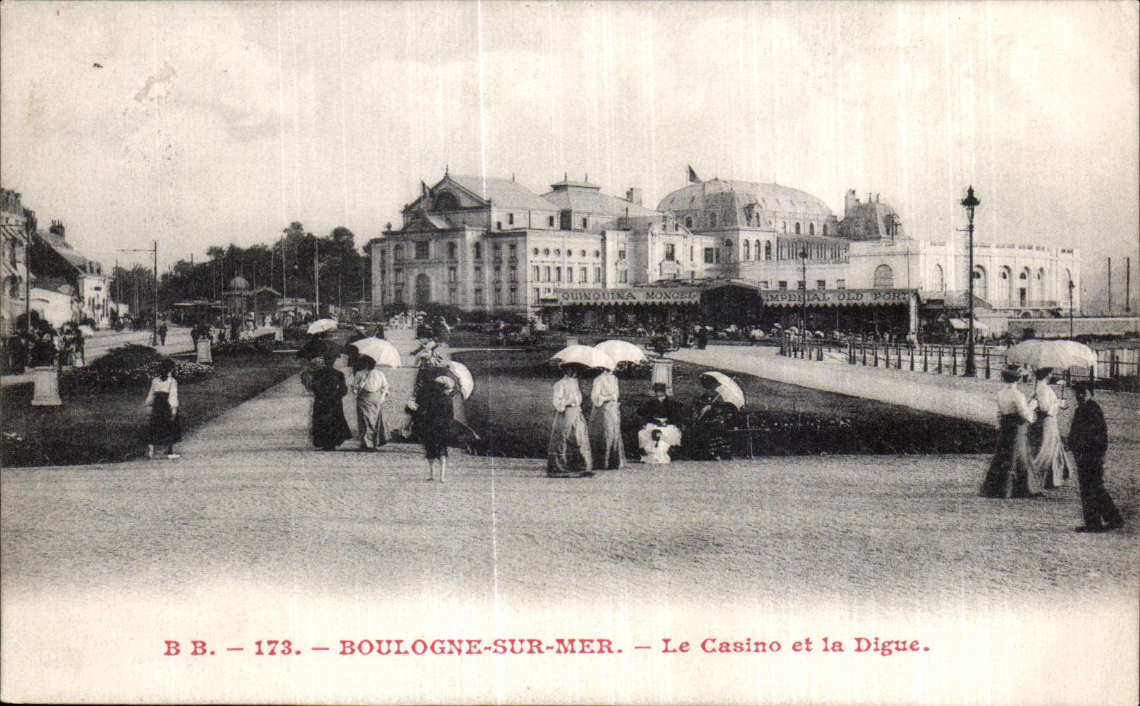 Boulogne-sur-Mer — Le Casino et la Digue — B.B. 173