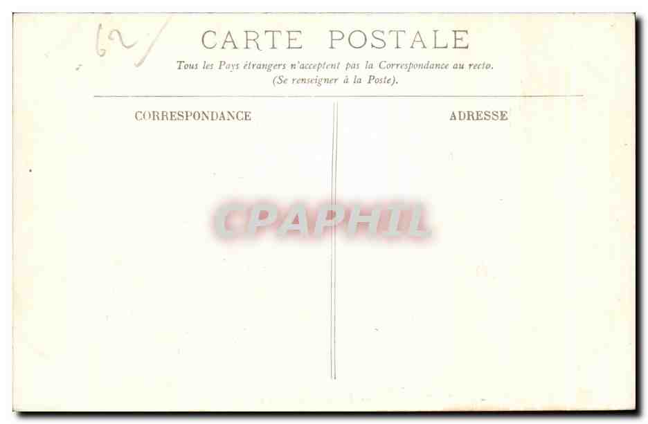 CPA Boulogne Sur Mer Les deux Jetees Effet de nuit — Rückseite