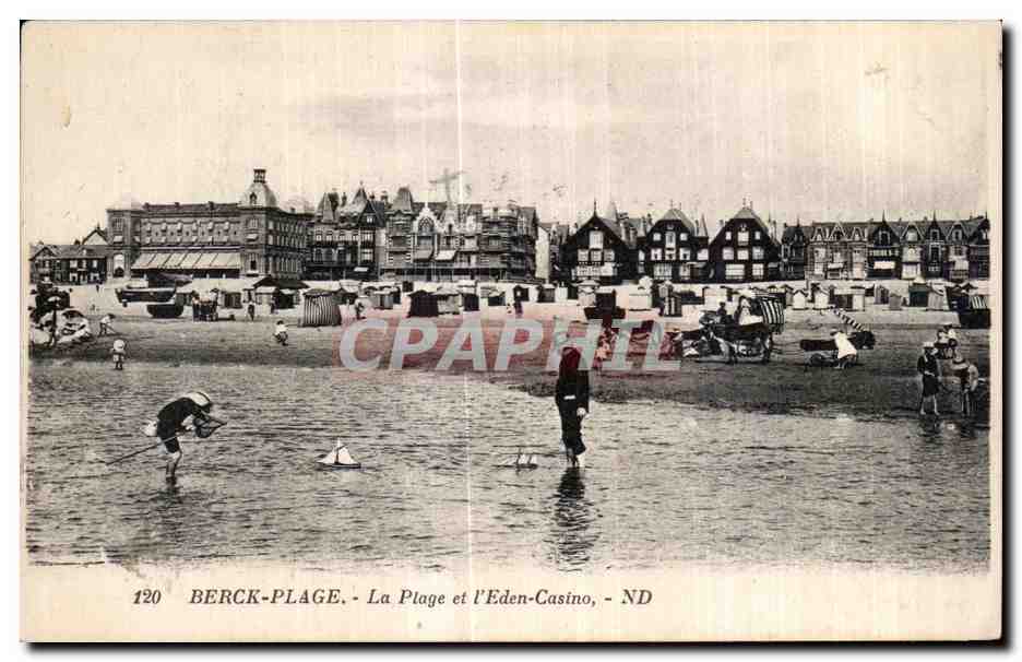 CPA Berck Plage La Plage et I Eden Casino