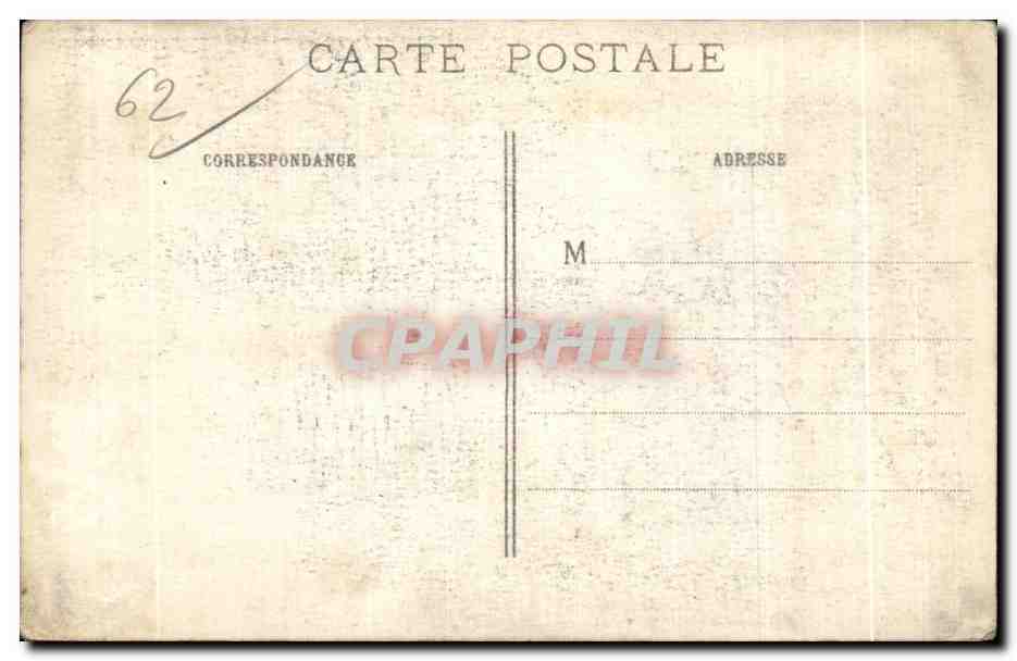 Barricade in der Nähe von Béthune — Der Krieg 1914-15 — Verlag Carence, Nr. 412 — Rückseite