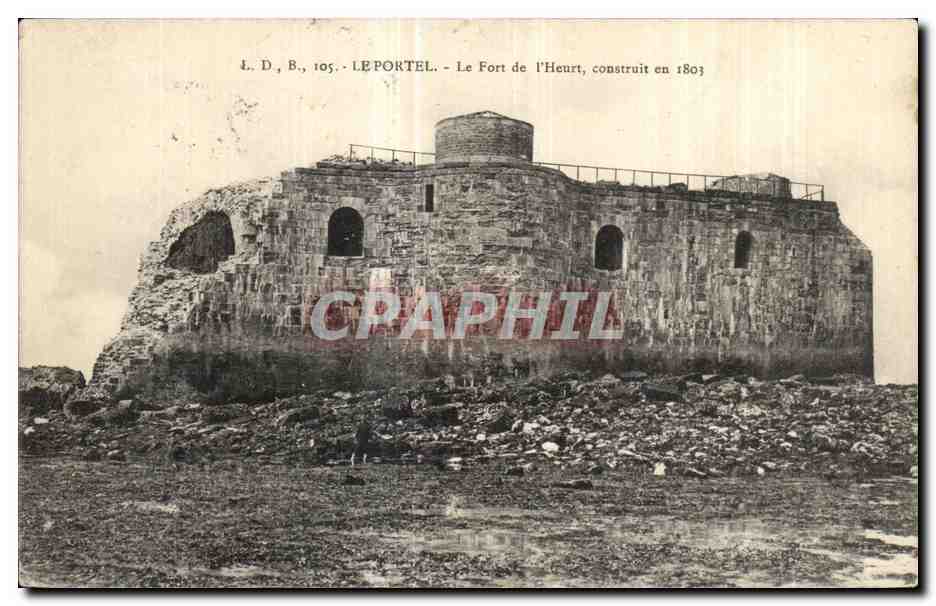 CPA Le Portel Le Fort de L Heurt construit en 1803