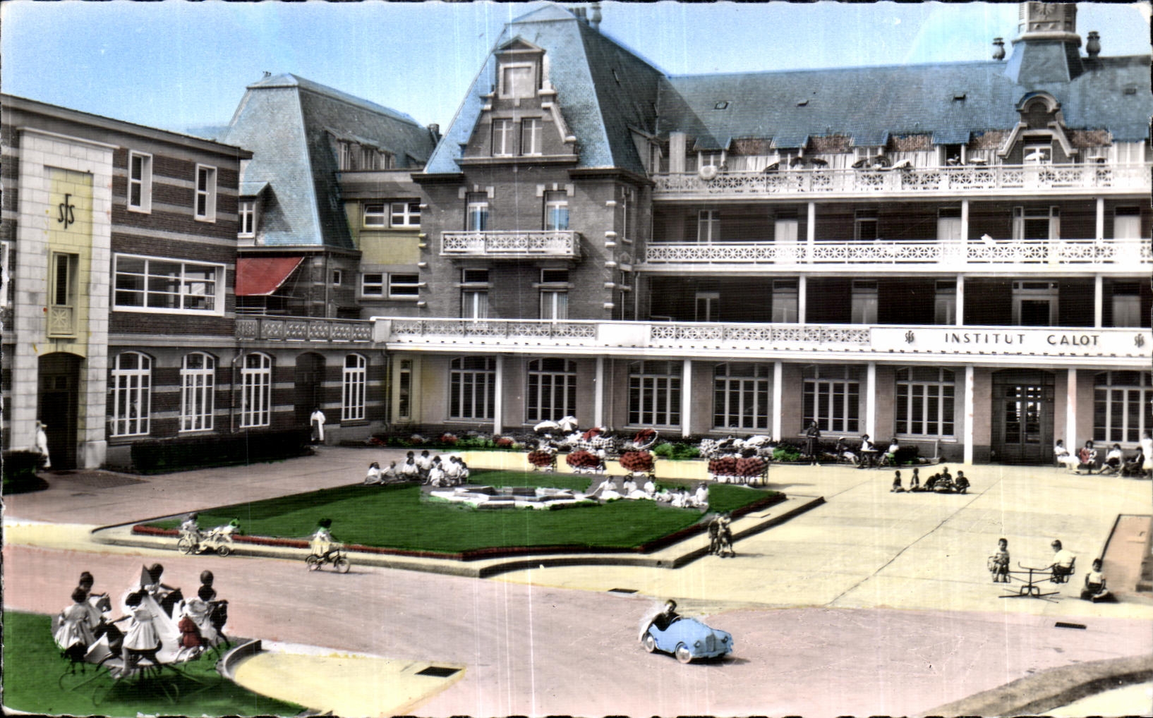CPA Berck Plage Institut Calot Cour d Honneur