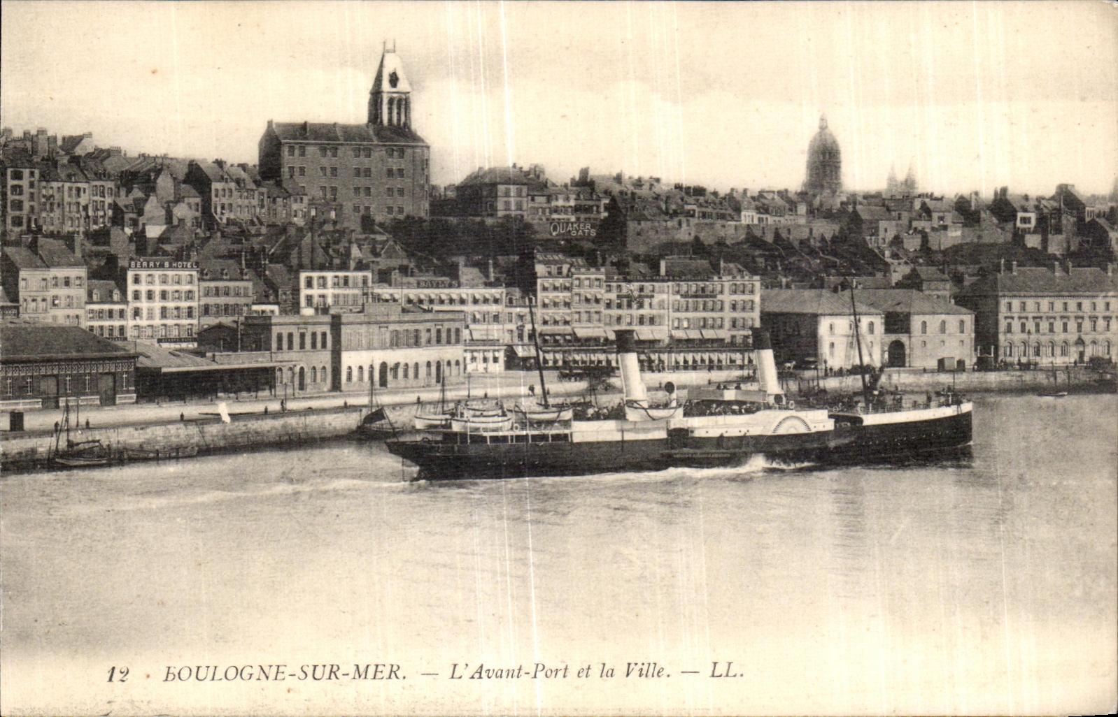 Boulogne-sur-Mer — L'Avant-Port et la Ville — LL.