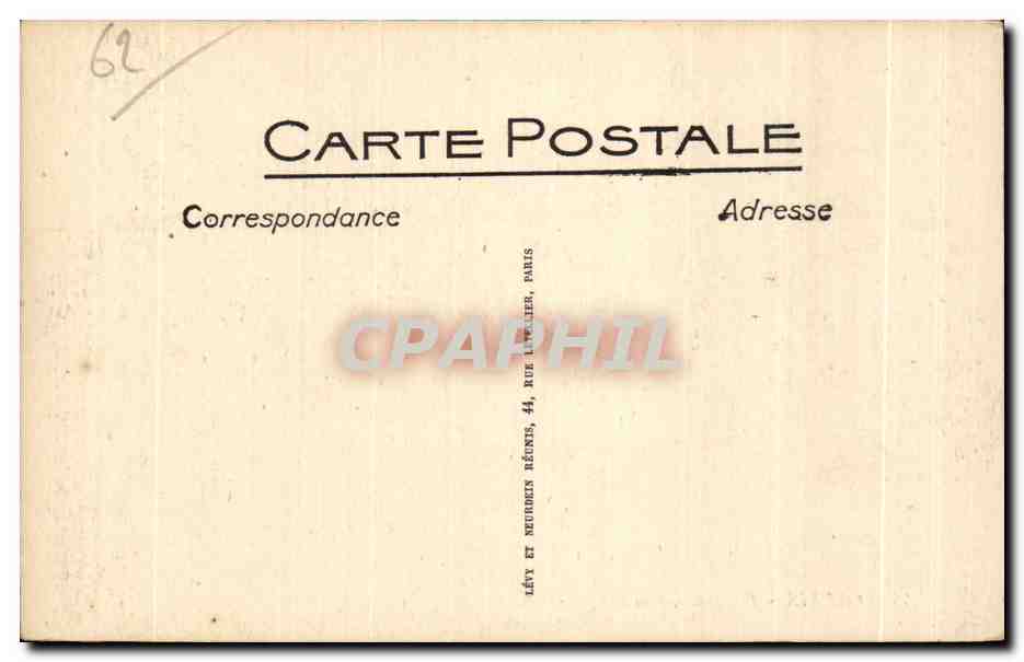 CPA Calais Enfants sur la Plage — Rückseite