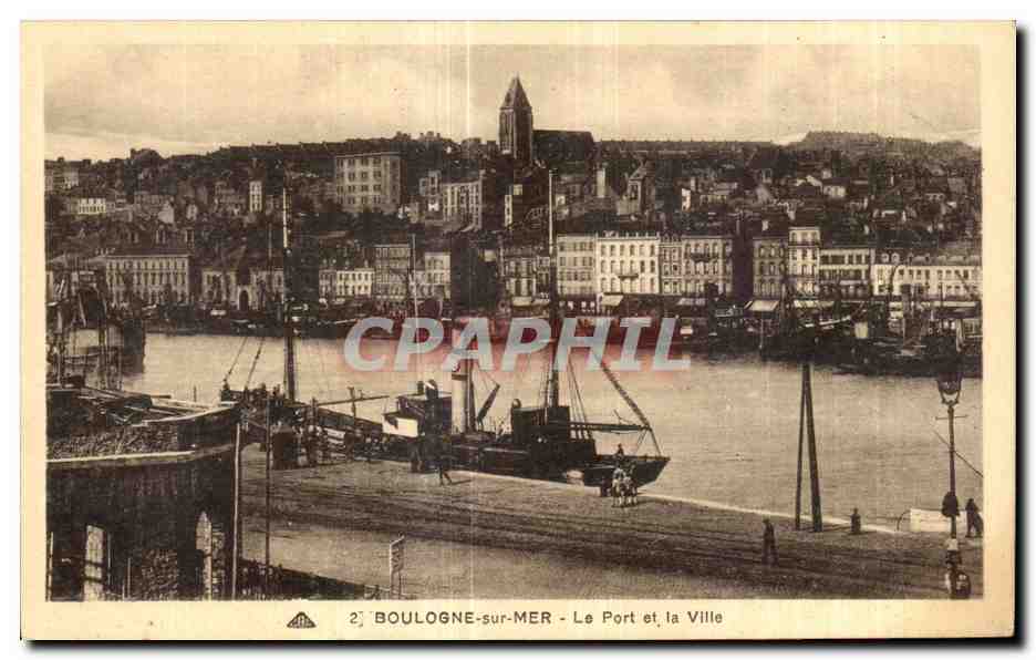 Boulogne-sur-Mer — Het Haven en de Stad — Cienze des Arts Poitoumésanques